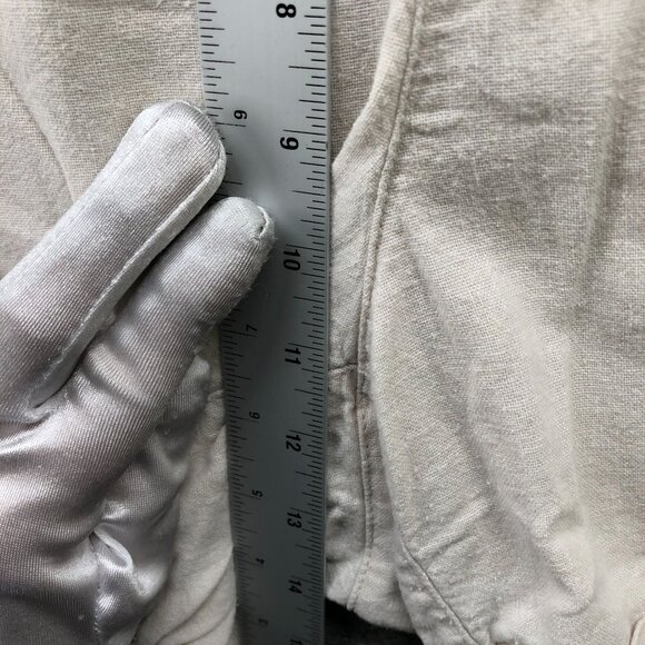 Old Navy Linen Blend Pull On Shorts Womens XXL Beige Drawstring High Rise - Picture 6 of 9